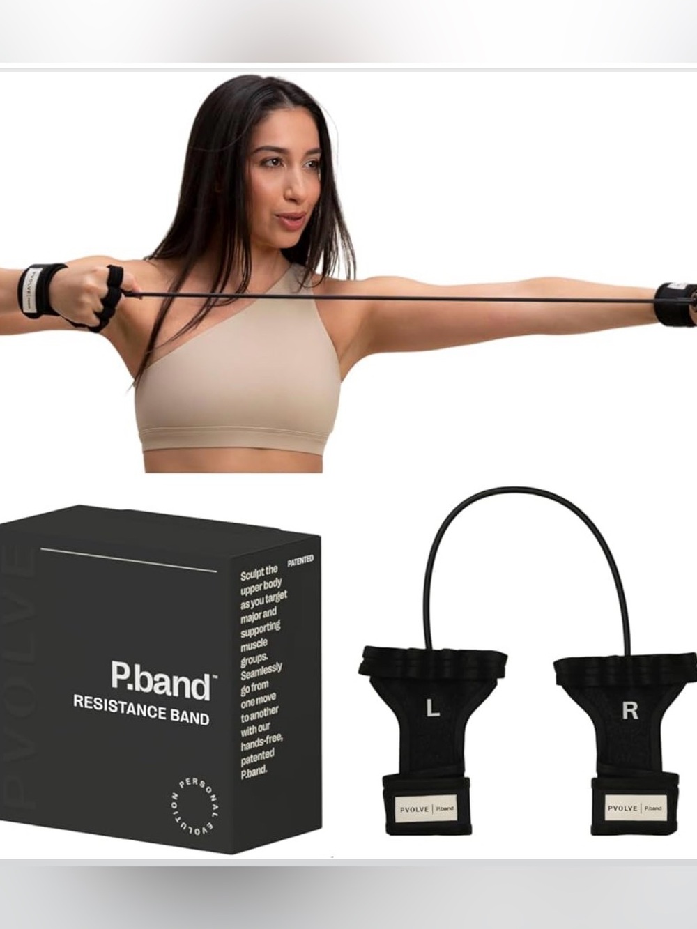 P.band Resistance Band Trainer - Black